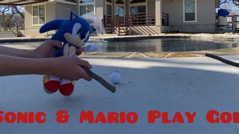 Mario Sonic Play Golf YouTube