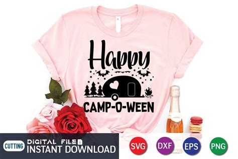 Happy Camp O Ween Halloween Camping Graphic By Funnysvgcrafts