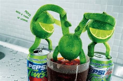 Creative Pepsi Twist advertisements