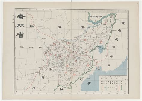 1905年吉林省地图 历史地图网