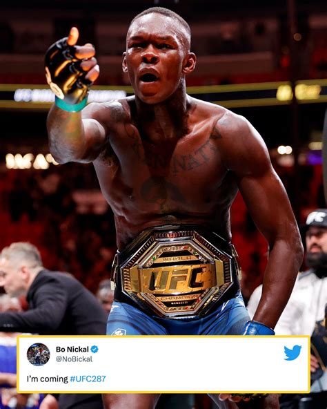 Burns On Twitter Rt Mmafighting Israel Adesanya Already Has