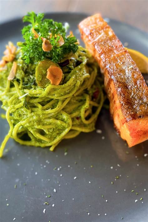 Salmon Pesto Spaghetti Recipe Ralph