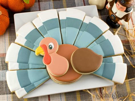 How To Make A Turkey Cookie Platter