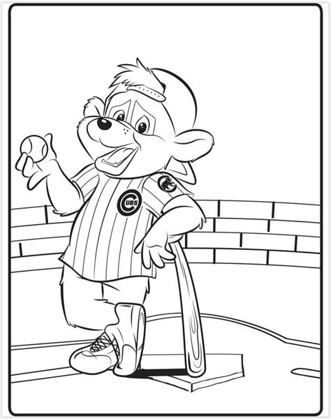 Chicago Cubs coloring page 5 Coloring Page - Free Printable Coloring ...