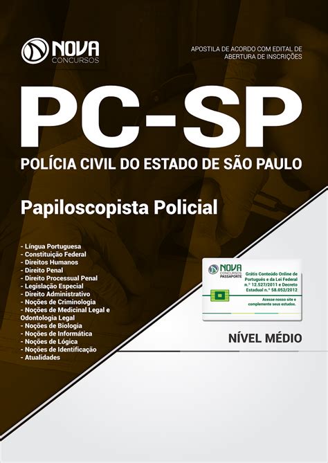 Apostila Pc Sp Papiloscopista Policial