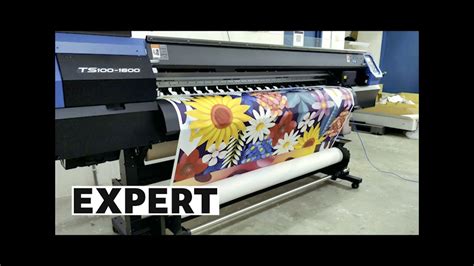 Mimaki Dye Sublimation Printer Ts Youtube