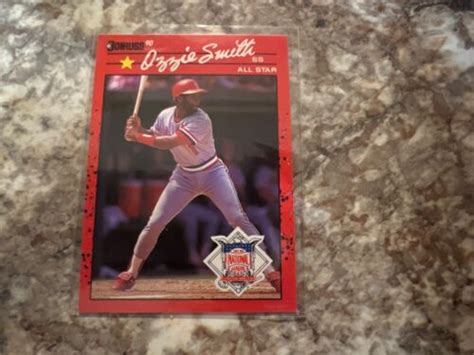 Donruss Ozzie Smith All Star Card St Louis Cardinals Mint