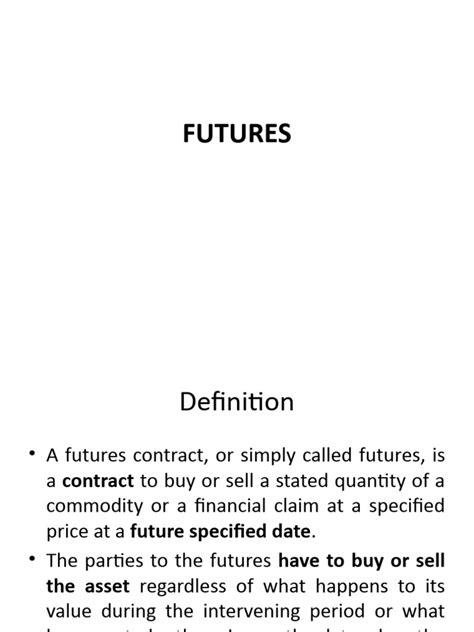 Futures Pdf Futures Contract Derivative Finance