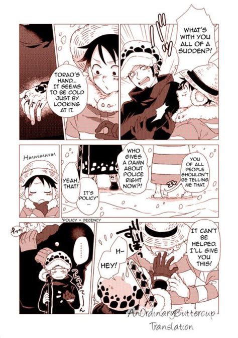 Law X Luffy Tumblr One Piece Comic Law X Luffy One Piece Anime