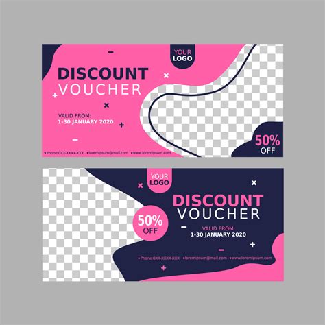 discount voucher template vector design 5348447 Vector Art at Vecteezy