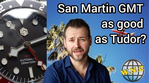 San Martin Sn G Review Tudor Gmt Homage With Aluminium Bezel In