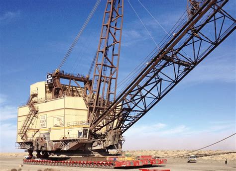 Dragline Transport For El Segundo Mine Mammoet News