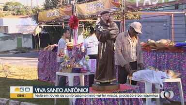 Bom Dia Go Festa Em Louvor A Santo Ant Nio Vai Ter Missas Prociss O