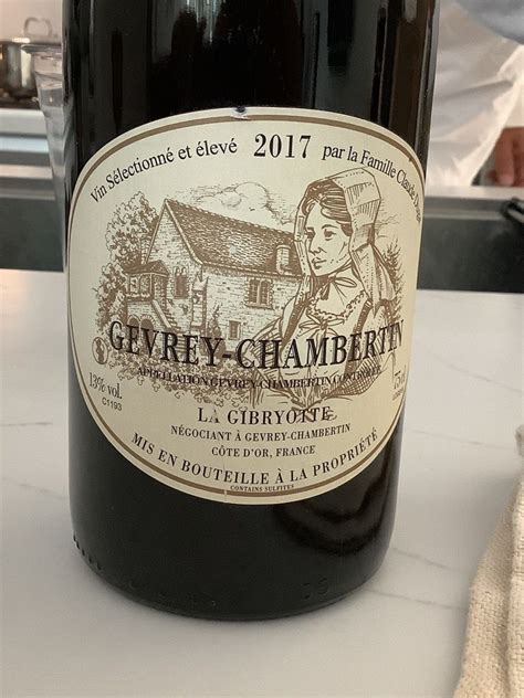 2017 La Famille Claude Dugat Gevrey Chambertin 1er Cru La Gibryotte