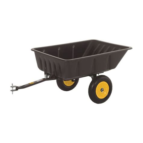 John Deere 650 Lb 10 Cu Ft Tow Behind Poly Utility Cart The Home