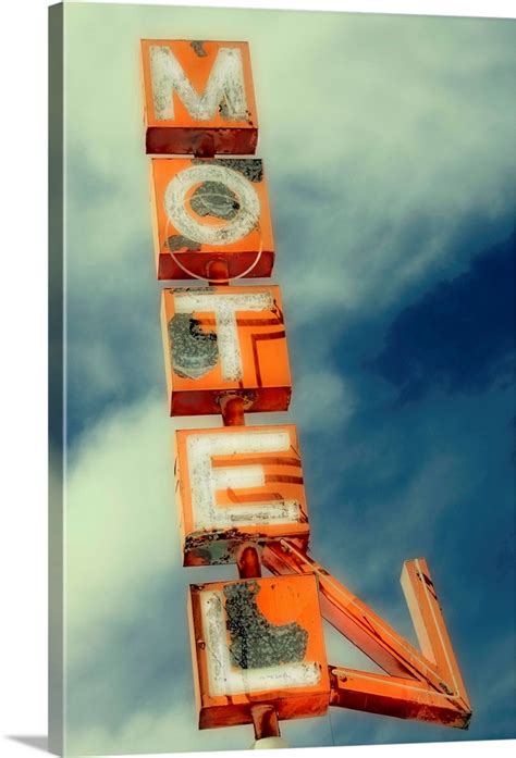 Vintage Motel Sign Wall Art, Canvas Prints, Framed Prints, Wall Peels ...