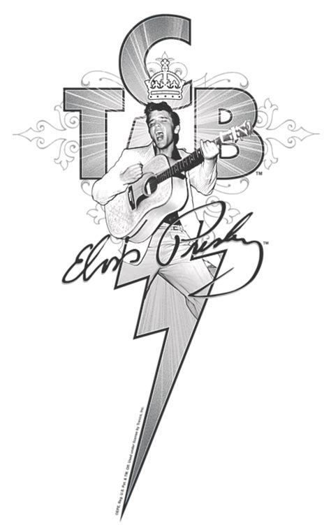 Elvis Tcb Ornate Slim Fit T Shirt For Sale By Brand A