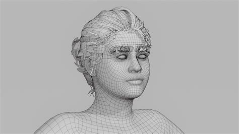 Realistic Female Sumaya 3d Model Rigged Cgtrader