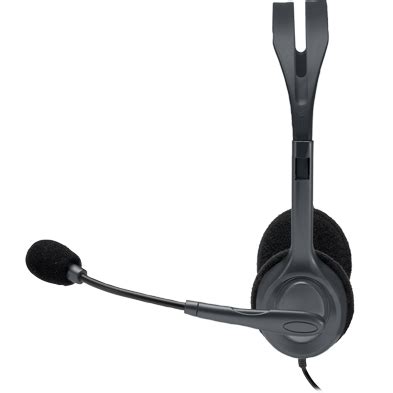 Logitech H Stereo Headset Dual Mm Jacks Noise Cancelling Mic