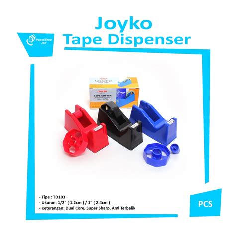 Jual Joyko Tape Cutter Td103 Pemotong Lakban Isolasi Pita Perekat