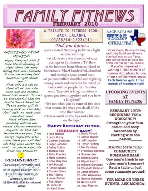 February Newsletter | Spring Branch Family Center