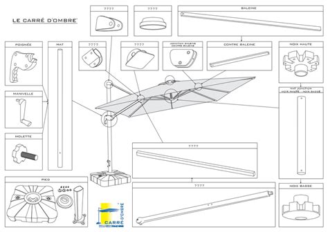 Piece Detachee Parasol Agencement De Jardin Aux Meilleurs Prix