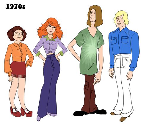 Scooby Doo Gang Styled Through The Decades Of The 20th Century — Geektyrant