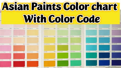 Asian Paints Shade Card