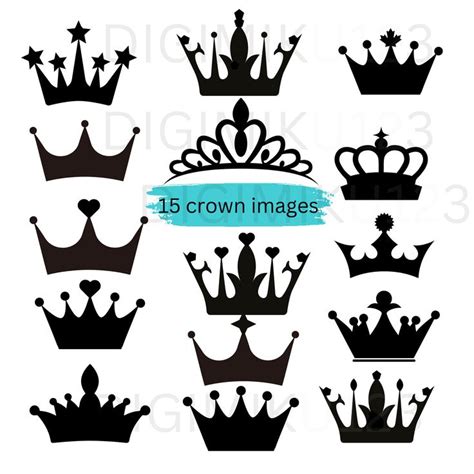 Royal Crown Svg Princess Tiara Svg Queen Crown King Crown Etsy Canada