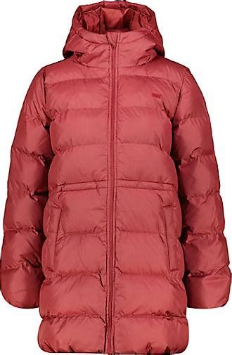 Levi S Damen Steppjacke Mit Kapuze HOODED MIDI SYRAH In Bordeaux