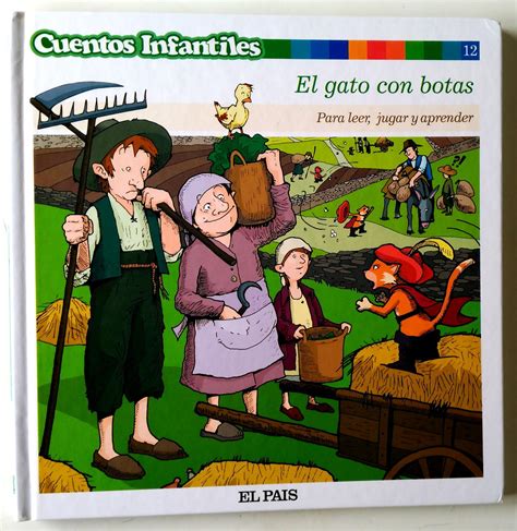 Verdulero carbón clásico cuentos infantiles el gato con botas para leer