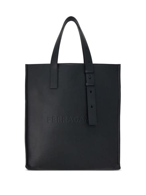 Ferragamo North-South Leather Tote Bag - Farfetch