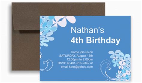 Year Old Boy Birthday Invitations Birthday Invitation Card For