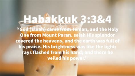 Verse By Verse Men Bible Study Habakkuk 3 3 4 The Book Of Habakkuk