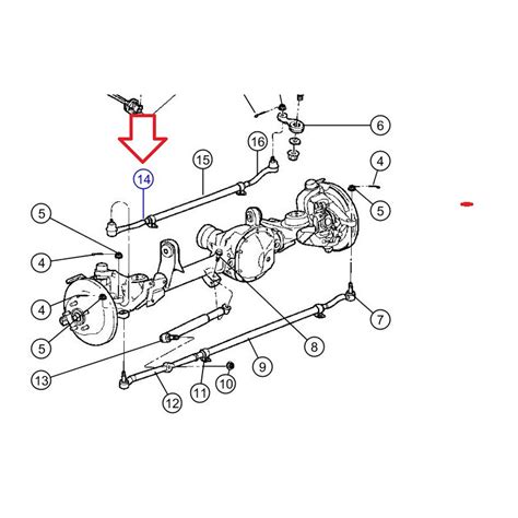 Commander Tie Rod End Grand Cherokee WG WJ CROWN 0JI2C Pas Cher Sur