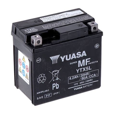 Batterie Yuasa Agm Ytx L Wc Honda Choppershop