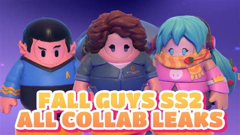 FALL GUYS S2 ALL COLLAB SKINS AND EMOTES YouTube