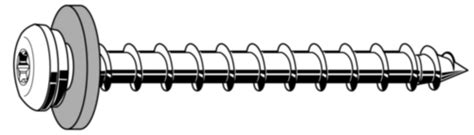 Window Sills Screw Stainless Steel A2 51762 Fabory