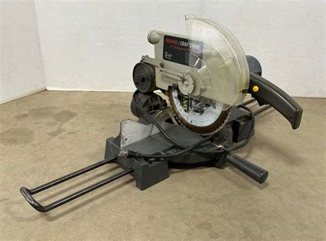 Sears Craftsman 10 Compound Miter Saw 3 Hp Albrecht Auction Service