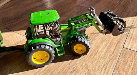 Bruder Traktor John Deere Mit Anh Nger Kaufen Auf Ricardo