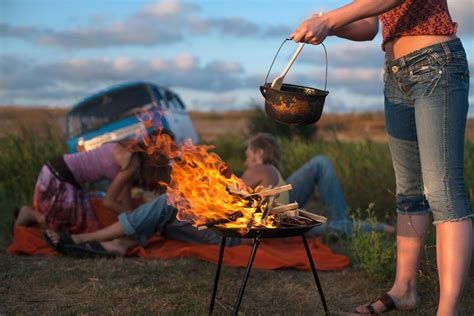 People Relaxing on Camping · Free Stock Photo