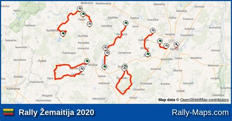 Mapy Zaplanuj Rally Žemaitija 2020 RajdTrasa pl