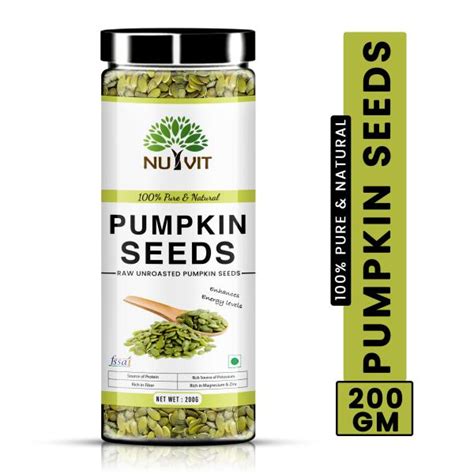 Nutvit Raw Pumpkin Seeds Loaded With Protein And Fibre Rich Superfood For Boost Immunity Seed