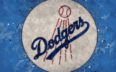 Download Modern Art Dodgers Logo Wallpaper | Wallpapers.com