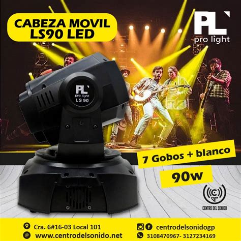 Cabeza M Vil Led Ls Pl Pro Light Centro Del Sonido