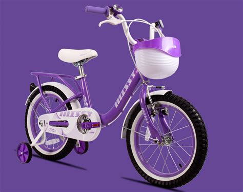 Bicicleta Aro 16 Missy Pro X Infantil Estilo Vintage Violeta AXLE BIKES