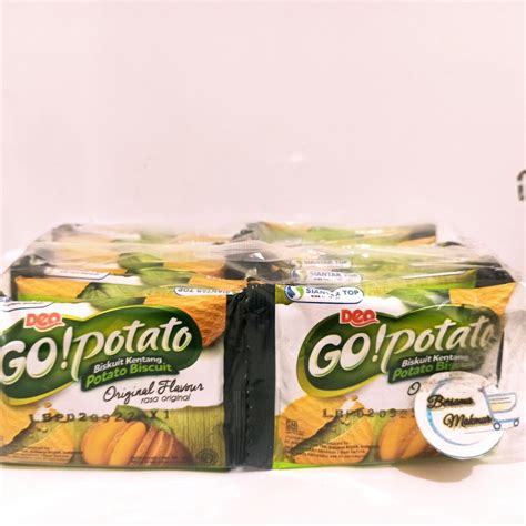 Jual GO POTATO Biskuit Kentang 1 Pack Isi 20 Bungkus Shopee Indonesia