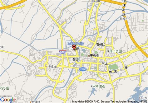 Map of Crowne Plaza Zhongshan Xiaolan, Zhongshan