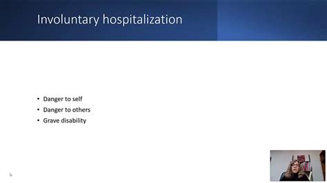 Schizophrenia Part 5 Involuntary Hospitalization YouTube