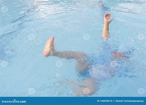 Children Are Drowning In Danger Needing Help Stock Photo Image Of